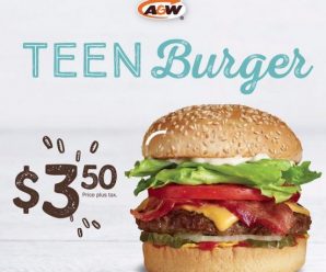 A&W Teen Burger