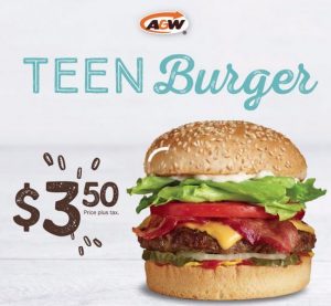 A&W Teen Burger
