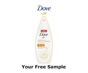 Free Dove Dry Oil Moisture Body Wash Sample