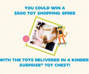 Win Kinder Surprise Toy Shopping Spree Contest