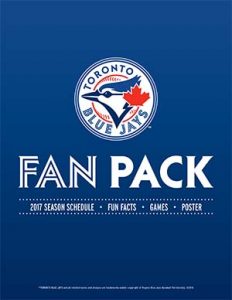FREE Toronto Blue Jays Fan Pack